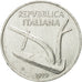 Munten, Italië, 10 Lire, 1979, Rome, ZF+, Aluminium, KM:93