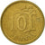 Moneda, Finlandia, 10 Pennia, 1977, MBC, Aluminio - bronce, KM:46