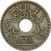 Tunesien, Muhammad al-Nasir Bey, 10 Centimes, 1920, Paris, SS, Nickel-Bronze