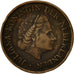 Paesi Bassi, Juliana, 5 Cents, 1950, MB+, Bronzo, KM:181