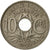 Moneta, Francja, Lindauer, 10 Centimes, 1933, Paris, VF(30-35), Miedź-Nikiel