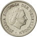 Niederlande, Juliana, 25 Cents, 1956, SS, Nickel, KM:183