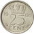 Netherlands, Juliana, 25 Cents, 1966, EF(40-45), Nickel, KM:183