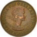 Great Britain, Elizabeth II, 1/2 Penny, 1962, EF(40-45), Bronze, KM:896