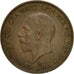 Great Britain, George V, Penny, 1934, EF(40-45), Bronze, KM:838