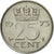 Netherlands, Juliana, 25 Cents, 1973, AU(50-53), Nickel, KM:183