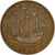 Coin, Great Britain, George VI, 1/2 Penny, 1943, AU(50-53), Bronze, KM:844