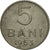 Coin, Romania, 5 Bani, 1963, EF(40-45), Nickel Clad Steel, KM:89