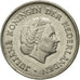 Coin, Netherlands, Juliana, 25 Cents, 1962, AU(50-53), Nickel, KM:183