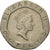 Moneta, Wielka Brytania, Elizabeth II, 20 Pence, 1990, EF(40-45), Miedź-Nikiel