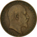 Moneta, Gran Bretagna, Edward VII, Penny, 1902, MB+, Bronzo, KM:794.1