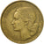 Moneda, Francia, Guiraud, 50 Francs, 1954, Paris, BC+, Aluminio - bronce