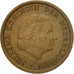 Coin, Netherlands, Juliana, Cent, 1959, EF(40-45), Bronze, KM:180