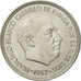 Moneda, España, Caudillo and regent, 5 Pesetas, 1974, BC+, Cobre - níquel