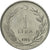 Moneda, Turquía, Lira, 1973, EBC, Acero inoxidable, KM:889a.2