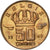 Monnaie, Belgique, Baudouin I, 50 Centimes, 1980, SPL, Bronze, KM:149.1