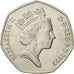 Moneta, Gran Bretagna, Elizabeth II, 50 Pence, 1997, BB+, Rame-nichel, KM:940.2