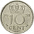 Münze, Niederlande, Juliana, 10 Cents, 1958, SS, Nickel, KM:182