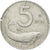 Münze, Italien, 5 Lire, 1951, Rome, S, Aluminium, KM:92