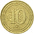 Moneda, Turquía, 10 Kurus, 2009, MBC, Latón, KM:1241