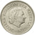 Münze, Niederlande, Juliana, 25 Cents, 1965, SS+, Nickel, KM:183