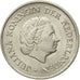 Coin, Netherlands, Juliana, 25 Cents, 1965, AU(50-53), Nickel, KM:183