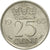 Moneda, Países Bajos, Juliana, 25 Cents, 1965, MBC+, Níquel, KM:183