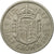 Moneta, Gran Bretagna, Elizabeth II, 1/2 Crown, 1955, BB+, Rame-nichel, KM:907