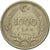 Moneda, Turquía, 1000 Lira, 1991, BC+, Níquel - latón, KM:997
