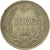 Moneda, Turquía, 1000 Lira, 1993, BC+, Níquel - latón, KM:997