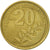 Moneta, Grecia, 20 Drachmes, 1992, MB+, Alluminio-bronzo, KM:154