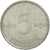 Moneda, Finlandia, 5 Pennia, 1983, MBC, Aluminio, KM:45a