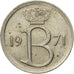 Munten, België, 25 Centimes, 1971, Brussels, FR, Copper-nickel, KM:154.1