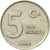 Moneda, Turquía, 5 New Kurus, 2006, Istanbul, MBC, Cobre - níquel - cinc