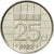Moneda, Países Bajos, Beatrix, 25 Cents, 1982, MBC+, Níquel, KM:204