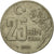 Munten, Turkije, 25000 Lira, 25 Bin Lira, 1995, FR+, Copper-Nickel-Zinc, KM:1041