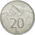 Moneta, Slovacchia, 20 Halierov, 1993, BB, Alluminio, KM:18
