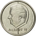 Coin, Belgium, Albert II, Franc, 1997, Brussels, AU(50-53), Nickel Plated Iron