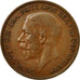 Coin, Great Britain, George V, Penny, 1927, EF(40-45), Bronze, KM:826