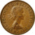 Coin, Great Britain, Elizabeth II, 1/2 Penny, 1963, EF(40-45), Bronze, KM:896