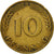 Monnaie, République fédérale allemande, 10 Pfennig, 1949, Munich, TB, Brass