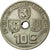 Moneta, Belgia, 10 Centimes, 1938, VF(30-35), Mosiądz niklowy, KM:112
