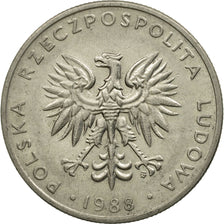 Monnaie, Pologne, 20 Zlotych, 1988, Warsaw, TTB+, Copper-nickel, KM:153.1