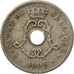 Moneda, Bélgica, 5 Centimes, 1905, BC, Cobre - níquel, KM:54