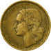Moneda, Francia, Guiraud, 10 Francs, 1951, Paris, BC+, Aluminio - bronce