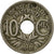 Moneta, Francja, Lindauer, 10 Centimes, 1917, Paris, VF(30-35), Miedź-Nikiel