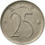 Moneta, Belgia, 25 Centimes, 1965, Brussels, VF(30-35), Miedź-Nikiel, KM:153.1