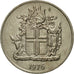 Coin, Iceland, 10 Kronur, 1976, EF(40-45), Copper-nickel, KM:15