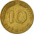 Monnaie, République fédérale allemande, 10 Pfennig, 1970, Hambourg, TB, Brass