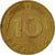 Monnaie, République fédérale allemande, 10 Pfennig, 1977, Munich, TTB, Brass